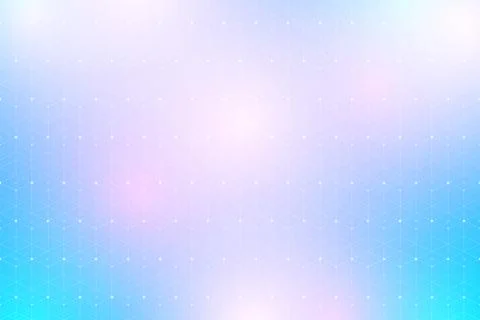 Geometric pattern with connected lines and dots. Graphic background connectivity イラスト素材