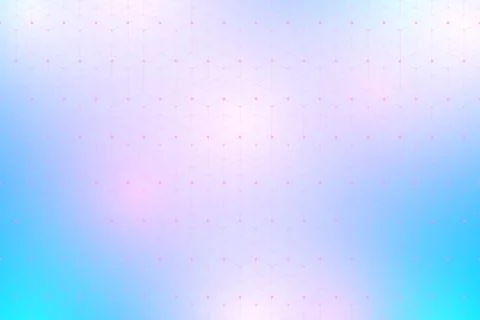 Geometric pattern with connected lines and dots. Graphic background connectivity Stock Illustration