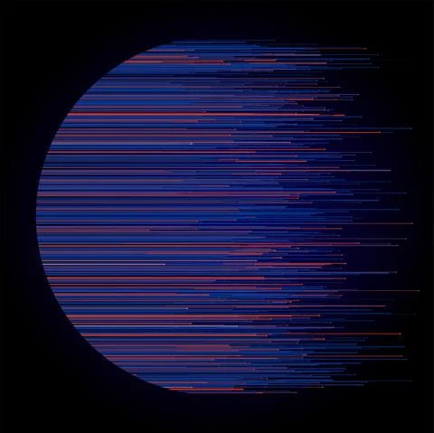 Geometric pattern with connected lines and dots. Vector illustration on 库存插图