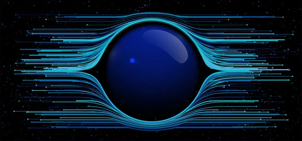 Geometric pattern with connected lines and dots. Vector illustration on Stock Illustration