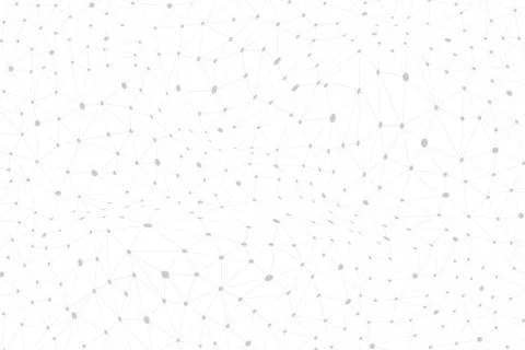 Geometric pattern with connected lines, dots, points, nodes. Graphics array Stock Illustration