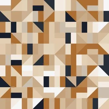 Geometric pattern Cool colorful boho trendy design Stock Illustration