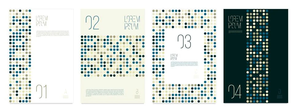 Geometric pattern cover background abstract design. business blank Stock Illustration