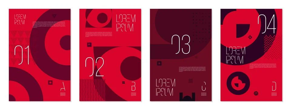 Geometric pattern cover background abstract design. template blank Stock Illustration