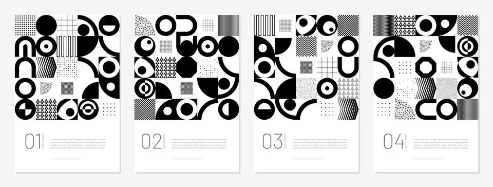 Geometric pattern cover background abstract design. banner Stock Illustration