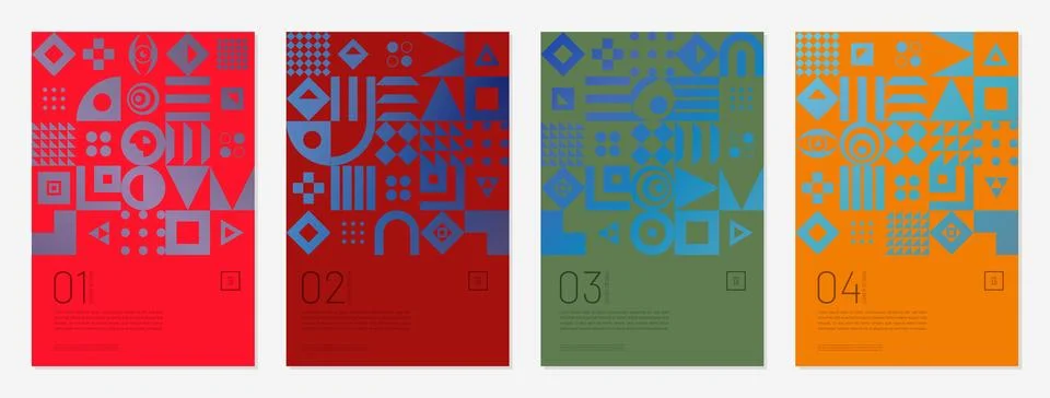 Geometric pattern cover background abstract design. banner geometric Stock Illustration