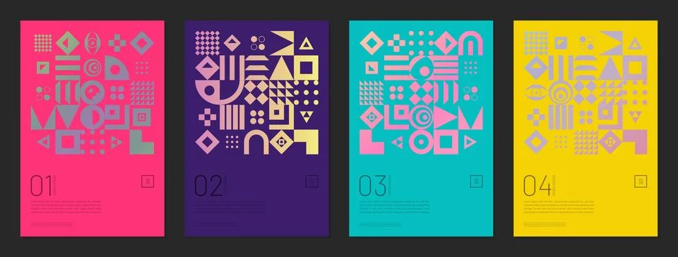 Geometric pattern cover background abstract design. business retro イラスト素材