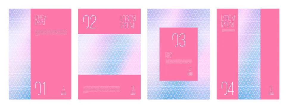 Geometric pattern cover background abstract design. geometric flyer Illustrazione stock