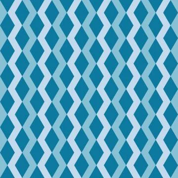 Geometric pattern with dark and light blue diamonds Stock Illustration