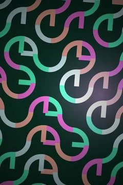 Geometric Pattern Dark Background Stock Illustration