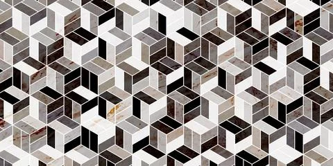Geometric pattern dark background with marble texture Stock Illustration