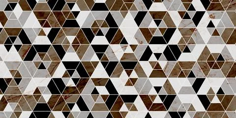 Geometric pattern dark background with marble texture Stock Illustration