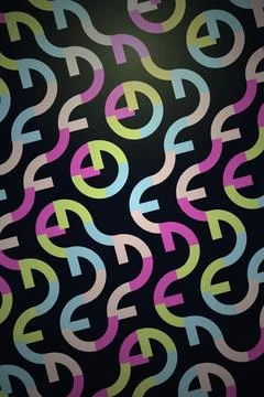 Geometric Pattern Dark Background Stock Photos