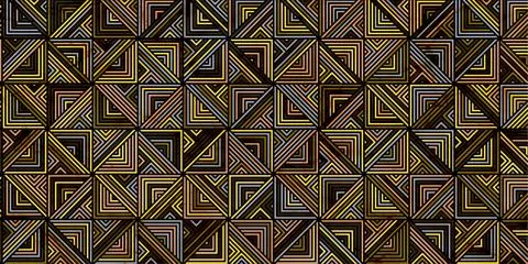 Geometric pattern dark background retro style Stock Illustration