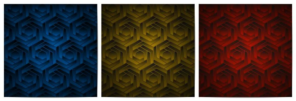 Geometric pattern dark background with stripes polygonal shape Stock Illustration
