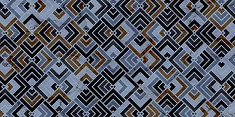 Geometric pattern dark blue background Stock Illustration