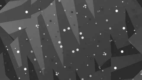 Geometric pattern a dark, monochrome abstract background with sharp shapes and s Stock Footage 330529845