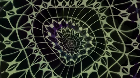 Geometric pattern in dark tones with intricate design Stock Footage 339956950