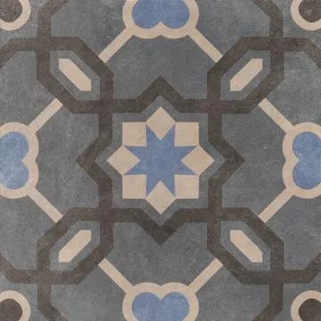 Geometric pattern decor marble floor and wall tile. Stock Photos