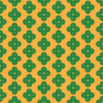 Geometric Pattern Decorative Floral Tessellation Geometric Rosette Pattern Repea 스톡 일러스트