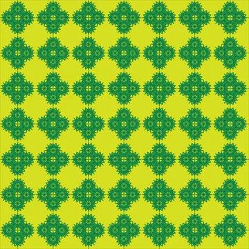 Geometric Pattern Decorative Floral Tessellation Geometric Rosette Pattern Repea 스톡 일러스트