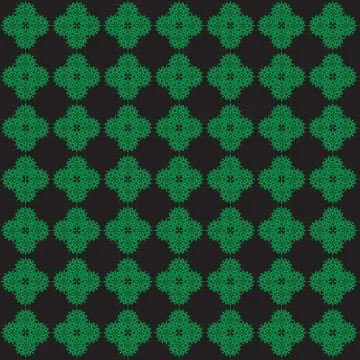 Geometric Pattern Decorative Floral Tessellation Geometric Rosette Pattern Repea 스톡 일러스트