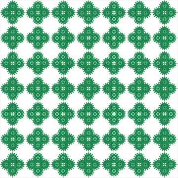 Geometric Pattern Decorative Floral Tessellation Geometric Rosette Pattern Repea 스톡 일러스트