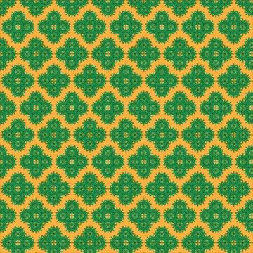 Geometric Pattern Decorative Floral Tessellation Geometric Rosette Pattern Repea 스톡 일러스트