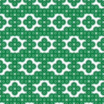 Geometric Pattern Decorative Floral Tessellation Geometric Rosette Pattern Repea 스톡 일러스트