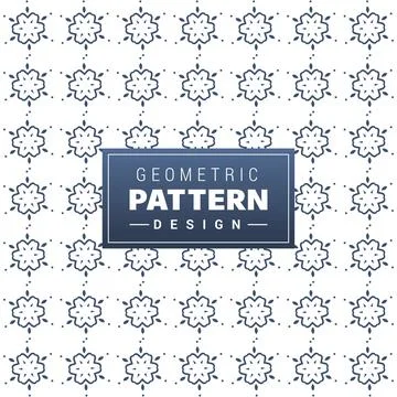 Geometric pattern design background vector Stock Illustration