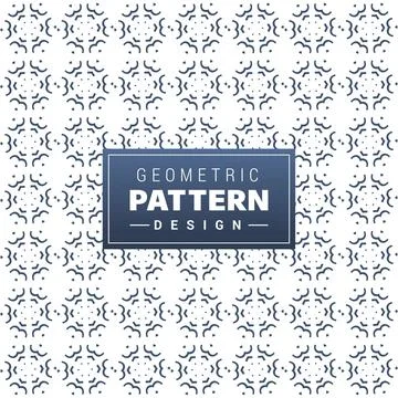 Geometric pattern design background vector Stock Illustration