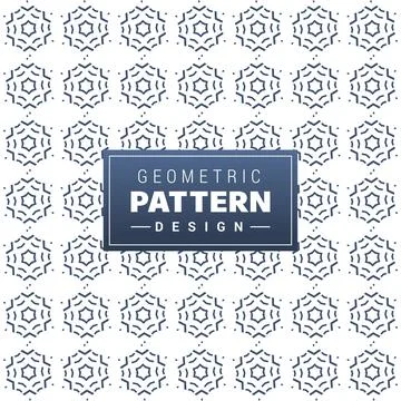 Geometric pattern design background vector Stock Illustration