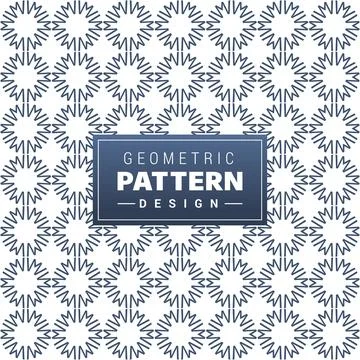 Geometric pattern design background vector Stock Illustration