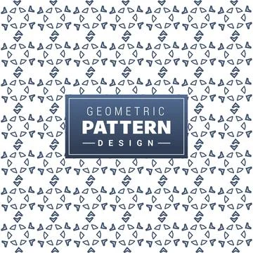 Geometric pattern design background vector Stock Illustration