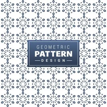 Geometric pattern design background vector Stock Illustration