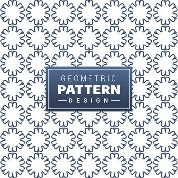 Geometric pattern design background vector Illustrazione stock