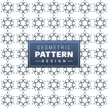 Geometric pattern design background vector Stock Illustration