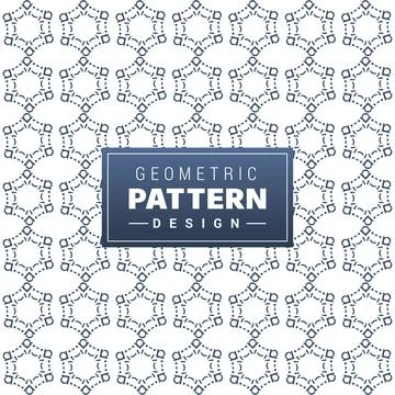 Geometric pattern design background vector Stock Illustration