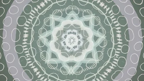 Geometric pattern design with circles and shapes in soft colors Stock Footage 337388754