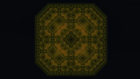 Geometric pattern design with earthy colors and intricate Stock Footage 338167117
