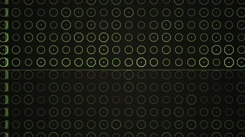 Geometric pattern design with hexagonal shapes on dark Stock Footage 339513897