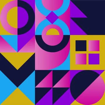 Geometric Pattern Design Stock Illustration