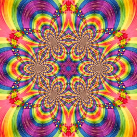 Geometric pattern design with rainbow color abstract background Stock Footage 227474048