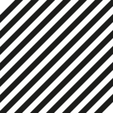 Geometric pattern with diagonal lines. Modern black and white texture. Vector Illustrazione stock
