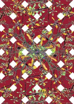 Geometric Pattern Digital abstract geometric check pattern background desi... Foto stock