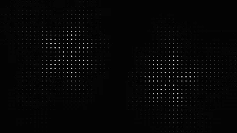 Geometric pattern of dots creating shapes in monochrome background Stock Footage 337065761
