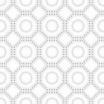 Geometric pattern with dots - seamless. イラスト素材