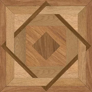 Geometric pattern floor and wall decorative wooden tile texture. Stock Photos