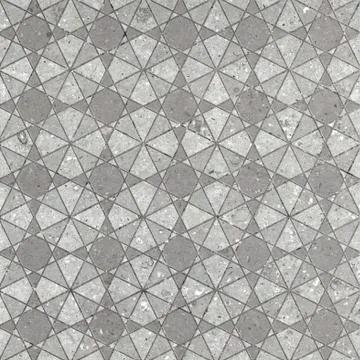 Geometric pattern floor and wall marble decor tile. Stock Photos