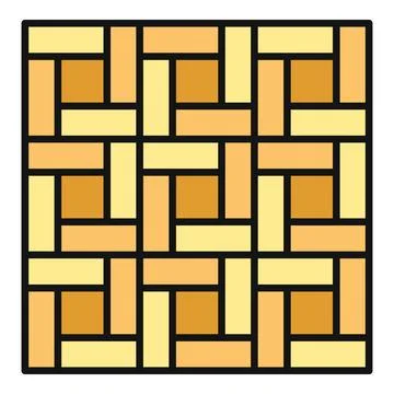 Geometric pattern forming abstract wooden parquet design background Illustrazione stock